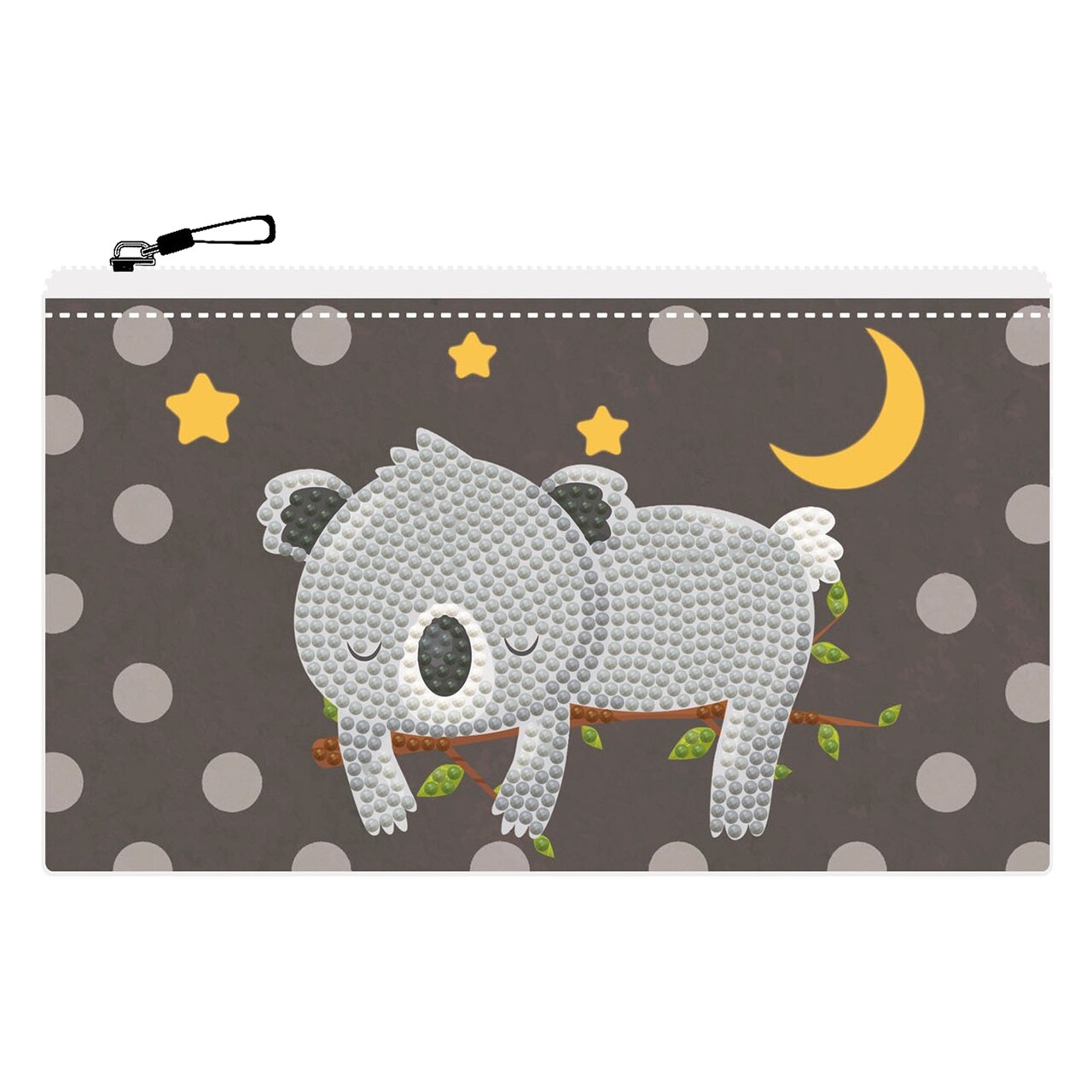 Diamond Dotz Kits - Dotzies, Sleept Time Koala, Zipper Pouch, Round Dotz, Diamond Art Bags, Diamond Painting Bags, Diamond Art Projects, Diamond Painting Purse, Diamond Art Bag, Diamond Painting Bag